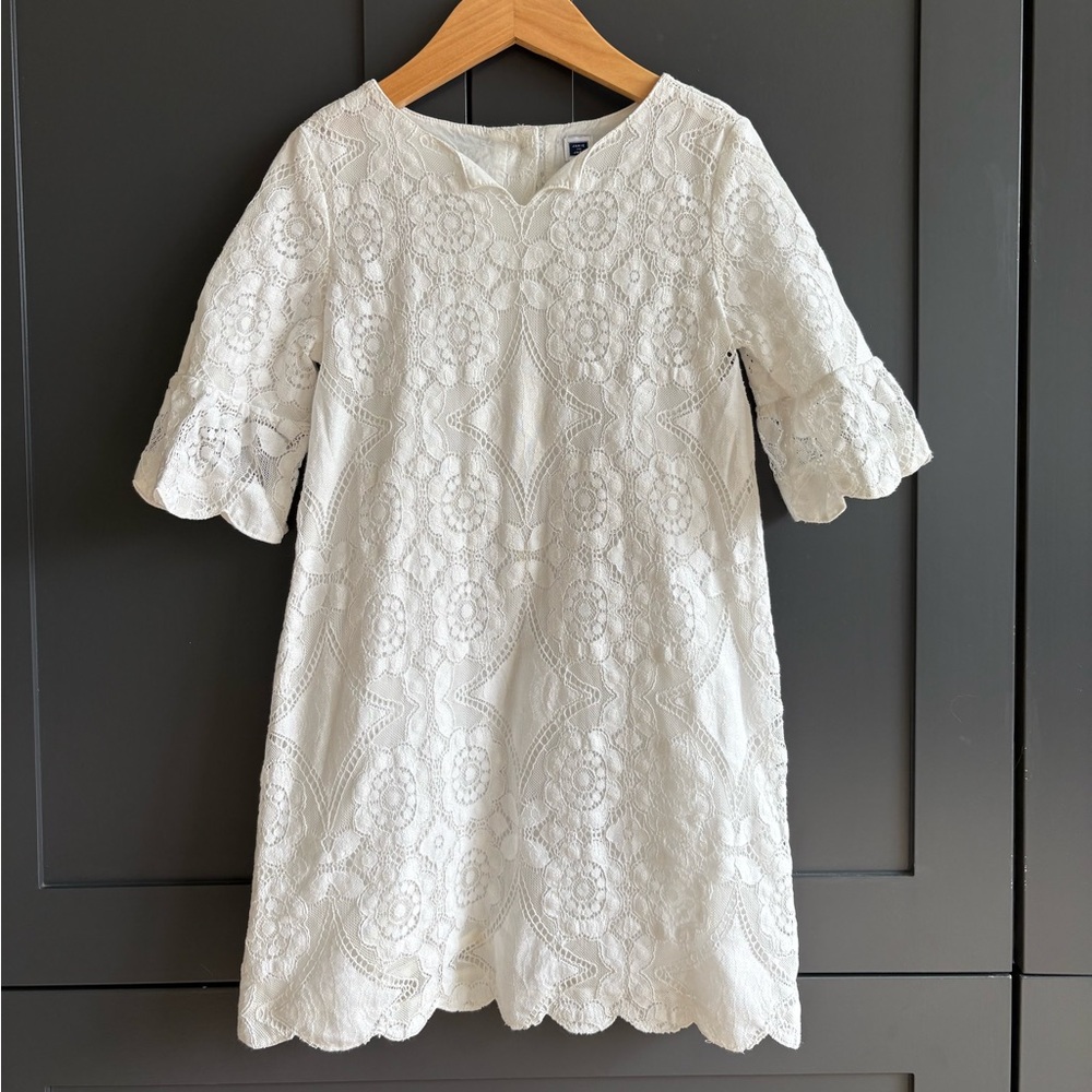 Janie and Jack Ivory Lace Dress